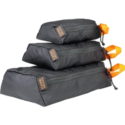 These trapezoidal bags sets you up to maximize precious packing space on the trail, whether youâ€™re stashing granola bars, phones, or a good book for the night.