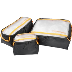 Whether traveling by plane, train or automobile, this cube set has you covered with three different sizes, so you have just the right amount of storage for your next weekend getaway.