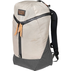 Mystery Ranch Catalyst 18â„¢ 18L backpack in black, shown with 3-ZIP access open, laptop sleeve, and top lid organizer pocket.