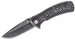 Kershaw Starter Knife â€“ Full-size BlackWash tactical folding knife in Canada
