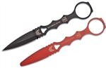 The Benchmade 176 SOCP skeletonized dagger and red trainer combo is the optimal tool for self-defense and allows the user to maintain dexterity and manipulate other objects without putting down the knife. Canada