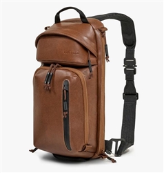Kydex space paddles may have replaced the old standards, but you can still slap leather with the Upscale2™ Leather Slingbag. It features handcrafted drum-dyed leather chassis for both its beauty and durability.
