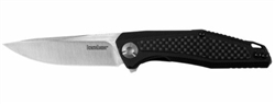 Kershaw Atmos folding knife â€“ lightweight manual flipper with carbon fiber handle for Canadian EDC users