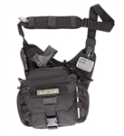 5.11 Tactical PUSH Pack 6L front view black tactical shoulder bag