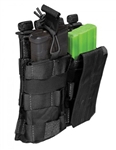 5.11 AR/G36 Single Bungee Cover Pouch provides quick and convenient access to a stored 5.56 magazine.