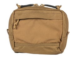 Roomy and versatile, the Flex Medium GP Pouch attaches to all platforms via Flex-HT™ Mounting System’s ½” webbing ladder and ¾” TPU-coated straps