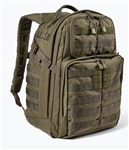 5.11 RUSH24 2.0 Backpack â€“ Black Front View (Canada)