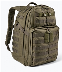 5.11 RUSH24 2.0 Backpack â€“ Black Front View (Canada)