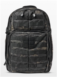 5.11 RUSH24 2.0 Backpack Multicam  â€“ Black Front View (Canada)