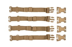 The RUSH Tier System is a versatile, 4-piece strap system designed by 5.11 Tactical® that attaches to web-equipped RUSH and MOAB™ series storage units,