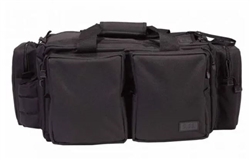 Constructed from durable, all-weather 600D nylon, the 5.11 TACTICAL Range Ready Bag features seperates padded storage for multiple pistols, a zip-down front organizer that effectiviely stores 8 magazines