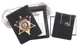 Hamilton Police Badge ID Holder with chain