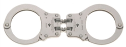 Peerless 801C hinged handcuffs – nickel-finished high-control hand restraints for Canadian law enforcement and tactical use