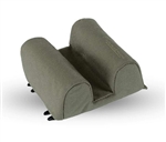 Our ultralight backpack mountable shooting rest is a perfection of the kind of rest that the Marine Corps Sniper School teaches its students to make.