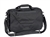 Eberlestock Executive Brief™ 17.2L black business EDC bag with CCW pocket, fleece-lined top pouch, and luggage pass-through panel.