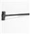 The Sledge Hammer head is cast with HRc-45 hardened steel that is QPQ treated for durability and strength and fitted with a light but extremely durable fiberglass handle.