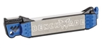 The Benchmade Guided Field Sharpener is a compact knife and tool sharpener designed for use in the field. Built-in 20 degree angle guides ensure a consistent bevel angle across the entire edge of the blade.