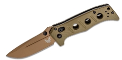 Reliability done right. The Benchmade 273GY-1 Mini Adamas tactical folding knife brings in-hand comfort to the forefront with a tank-like construction you can trust your life with.