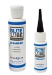 The BlueLube Cleaner to flush and prep the moving parts for a fresh application of BlueLube. BlueLube not only lubricates, it prevents rust and corrosion, too. Both formulas work in tandem to enhance overall knife function and keep things moving like a we
