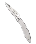 Spyderco Police Model folding knife with VG-10 blade and stainless steel handle â€“ available in Canada