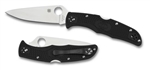 Spyderco Endura 4 folding knife with plain edge VG-10 blade and black FRN handle â€“ available in Canada