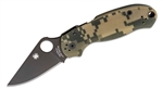 The Spyderco Para 3 Digital Camo S30V Combination Edge S30V takes all the proven features and benefits of Spydercoâ€™s best-selling Para Militaryâ„¢2 and distills them into an even more compact all-purpose cutting tool.