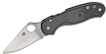 Spyderco Para 3 Lightweight folding knife with CTS BD1N blade and black FRN handle â€“ available in Canada