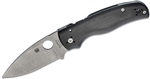 Spyderco Shaman folding knife with satin S30V blade and contoured G-10 handle â€“ available in Canada