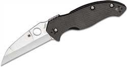 Spyderco Canis folding knife with CPM S30V Wharncliffe blade and carbon fiber G-10 handle â€“ available in Canada