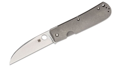 Spyderco SwayBack titanium frame lock knife with CPM S30V Wharncliffe blade – available in Canada