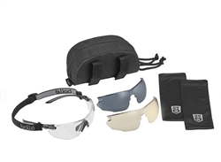Bollé Combat Kit – Modular Tactical Ballistic Eyewear with 3 Interchangeable Lenses for Military and Police in Canada
