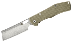 Folding cleavers are the next hot trend in the knife industry. Gerber's (Cleaver Folder) features a robust 3.8" blade, a machined aluminum handle and a sturdy stainless steel frame lock design.