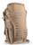Eberlestock Banditâ„¢ 13.7L daypack in dry earth, shown with laser-cut MOLLE panel, top lid organizer, and side pockets for water bottle and tripod.