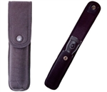 This Flashlight pouch comes with Velcro on the back for a secure fit between your duty belt