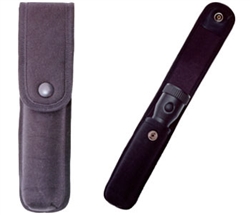 This Flashlight pouch comes with Velcro on the back for a secure fit between your duty belt