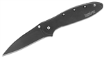 Kershaw Leek BlackWash folding knife â€“ slim Ken Onion EDC knife with SpeedSafe opening for Canadian everyday carry