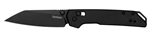 Kershaw Mini Iridium knife â€“ compact black and red folding EDC knife with DuraLock and D2 blade for Canadian users