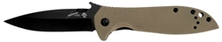 Kershaw Emerson CQC-4K tactical folding knife â€“ G10 handle with wave opener for Canadian EDC and law enforcement use