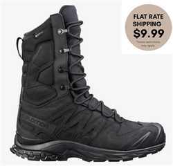 Salomon XA Forces GORE-TEX tactical boot â€“ waterproof, black, side view