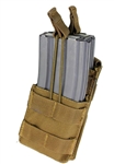 The Condor Stacker Mag Pouch is a simple yet effective system to carry your AR/M4 magazine. It utilize the open-top design with bungee cords to hold the mags in place