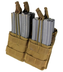 The Condor Stacker Mag Pouch is a simple yet effective system to carry your AR/M4 mags. It utilizes the open-top design with bungee cords to hold the mags in place securely until needed.