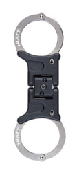 This ultimate folding style handcuff has a heavy-duty construction and features oversized rivet heads for added strength.