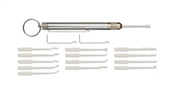 Carry a complete set of pin tumbler lock picks as conveniently as carrying a ballpoint pen! No gimmicks...just SouthOrd quality.