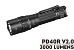 Fenix PD40R V3.0 – 3000 Lumen Rechargeable Tactical Flashlight with Rotary Switch for Canadian Emergency and Law Enforcement Use