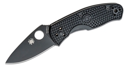 Spyderco Persistence Lightweight folding knife with black oxide blade and FRN handle – available in Canada