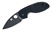 Spyderco Efficient blacked-out folding knife with G-10 handle and black oxide blade – available in Canada