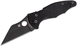 Spyderco Yojimbo 2 folding knife with black CPM S30V Wharncliffe blade and G-10 handle – available in Canada