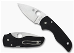 Spyderco Lilâ€™ Native folding knife with CPM S30V blade and black G-10 handle â€“ available in Canada