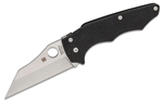 Spyderco Yojumbo folding knife with CPM S30V Wharncliffe blade and black G-10 handle – available in Canada