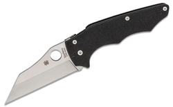 Spyderco Yojumbo folding knife with CPM S30V Wharncliffe blade and black G-10 handle – available in Canada